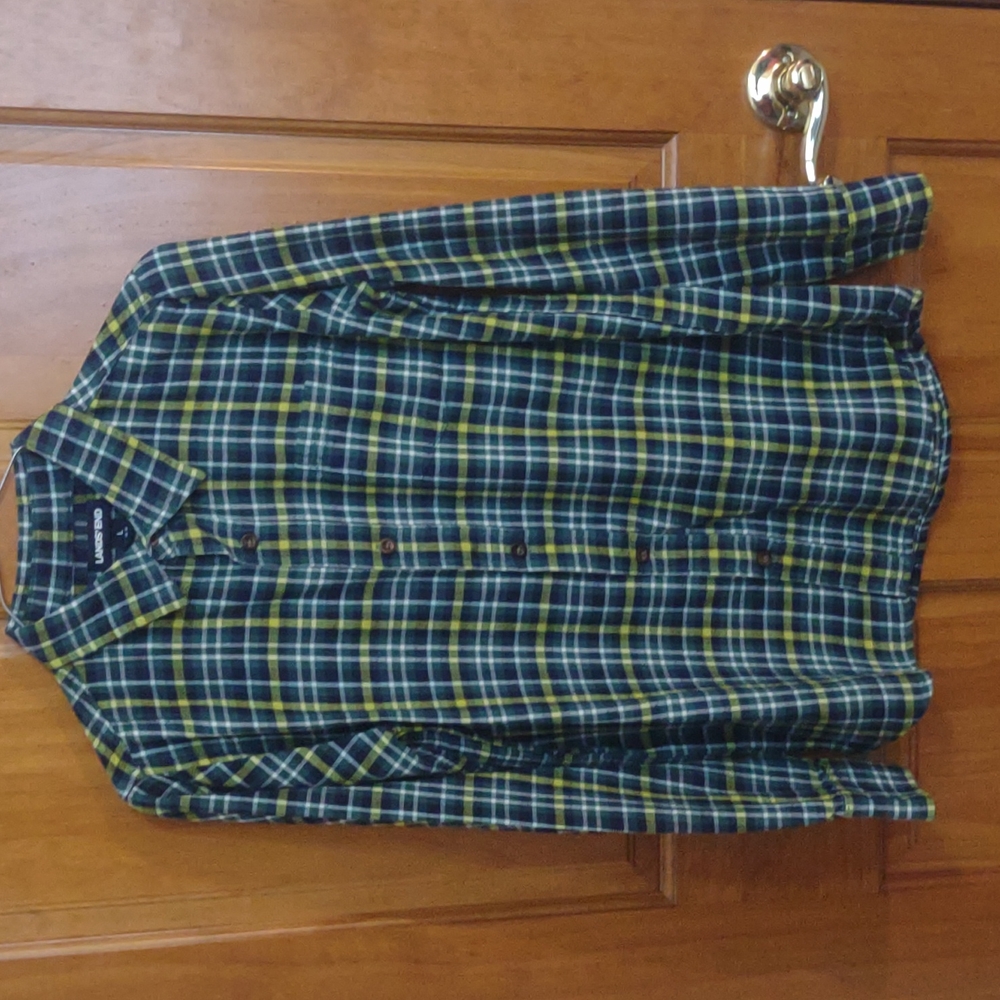 Boy's Lands' End Flannel - Size Large (14-16)